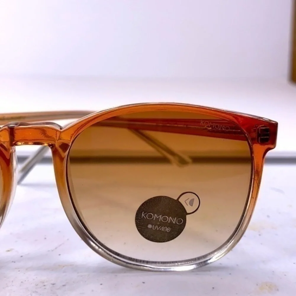 KOMONO Urkel Gradient Peach New Sunglasses